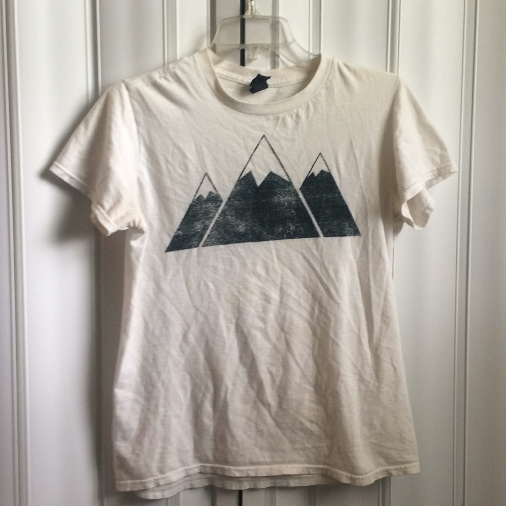 Small mountains hiking graphic shirt